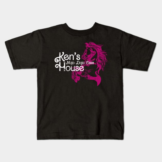 Ken's Mojo Dojo Casa House Kids T-Shirt by Yue